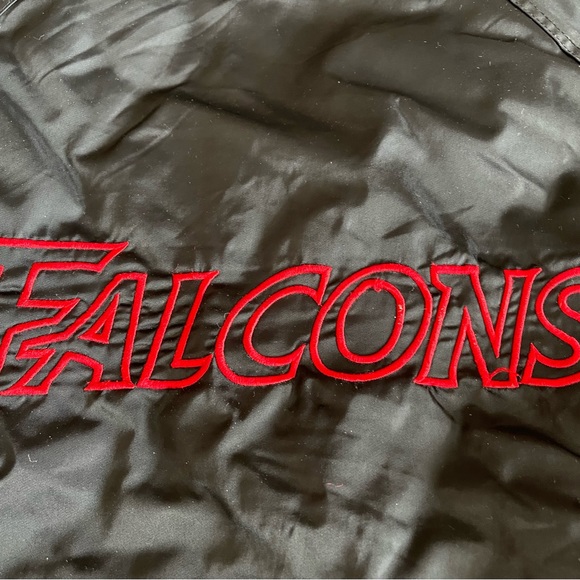 Vintage Atlanta Falcons Official Fan Sportswear Jacket Mens Large Black As Is - Picture 3 of 13